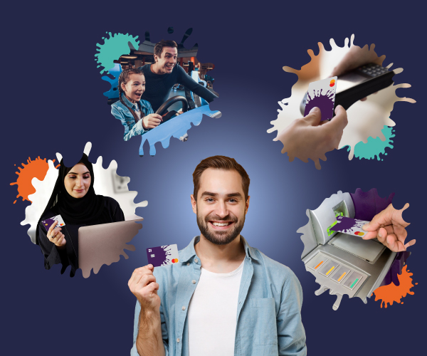 People holding the Mastercard Prepaid Card in the hand