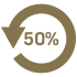 50 percent