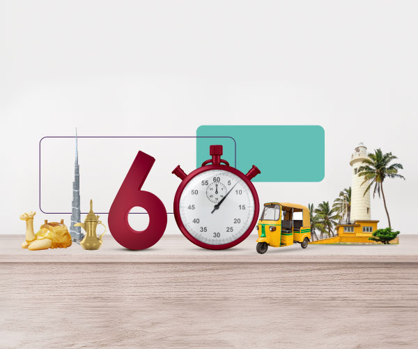 خدمة التحويل السريع "كويك ريميت" إلى سريلانكا