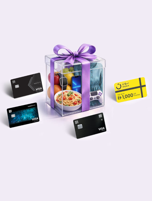 Apply for an Emirates Islamic Credit Card & Get an AED 1,000 Noon Gift Voucher!