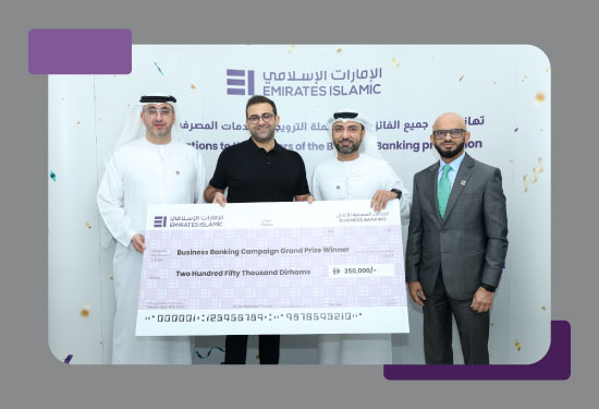 Emirates Islamic rewards 55 SMEs through AED 1 million Business Banking Campaign