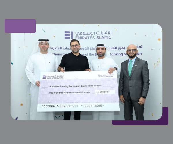 Emirates Islamic rewards 55 SMEs through AED 1 million Business Banking Campaign
