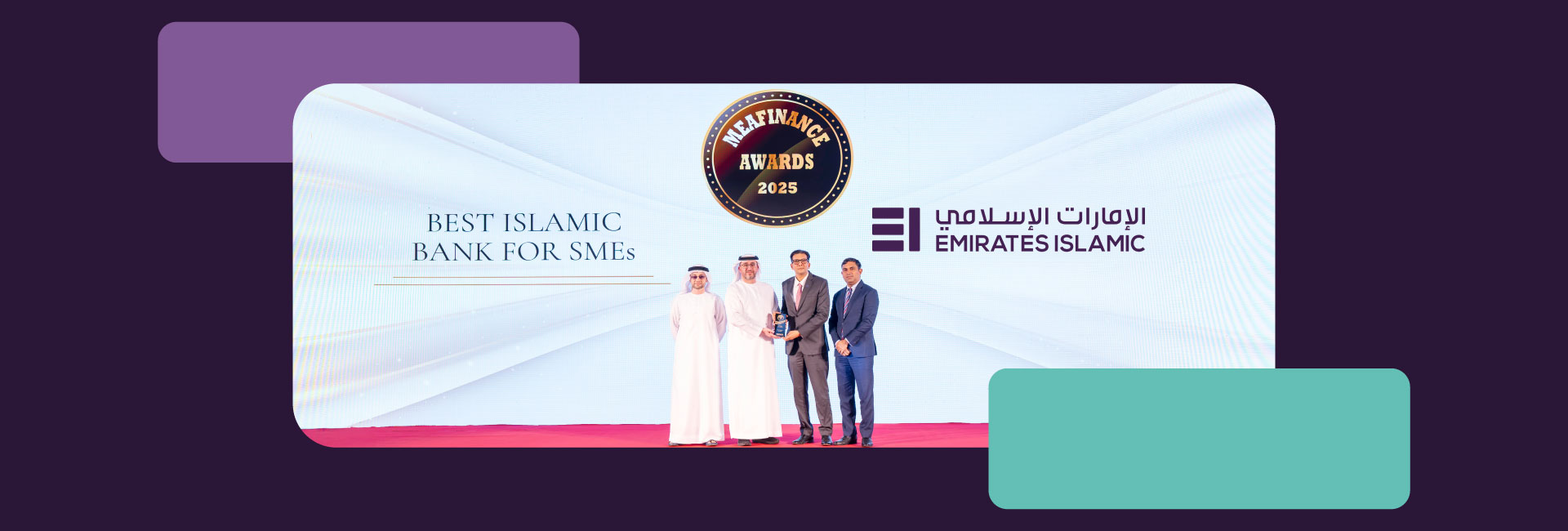 Emirates Islamic wins ‘Best Islamic Bank for SMEs’ at MEA Finance Awards 2025