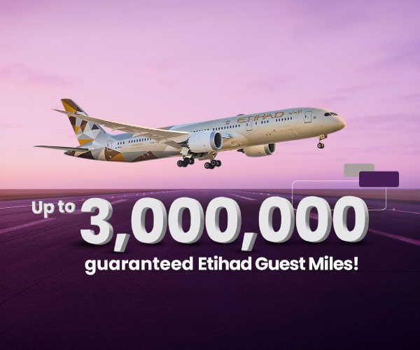 Emirates Islamic Super Savings Etihad Guest Account – earn up to 3 million Etihad Guest Miles with no minimum balance requirement