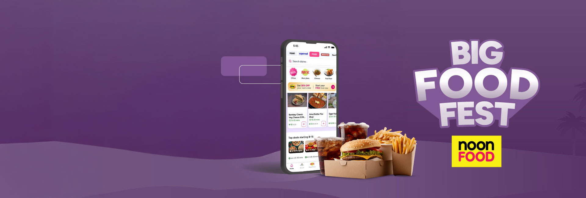Up to 70% off on noon FOOD with Emirates Islamic Credit Card