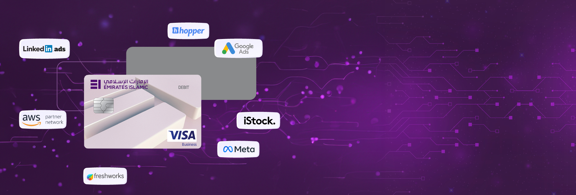 عرض بطاقة الخدمات المصرفية للأعمال