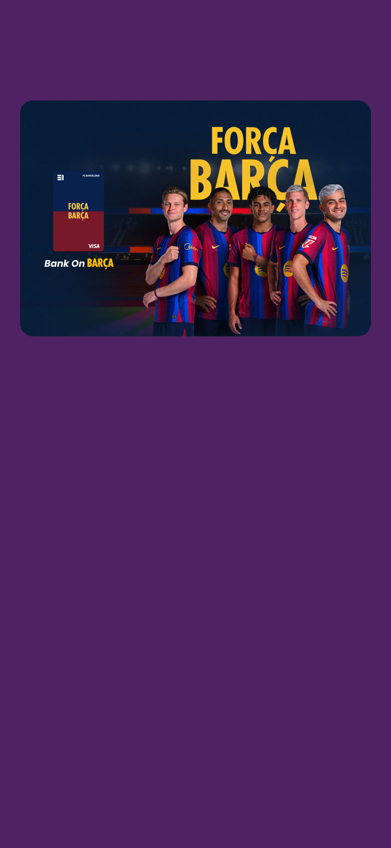 FC Barcelona Credit Card from Emirates Islamic