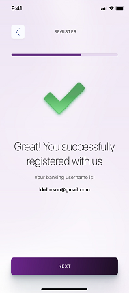 Congratulations! You have successfully registered to EI +!